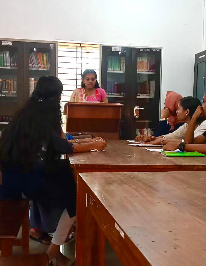 Govt: College Thalassery, Chokli Student’s "Kaviyarangu" jointly organized by the Malayalam Department and the College Central Library.