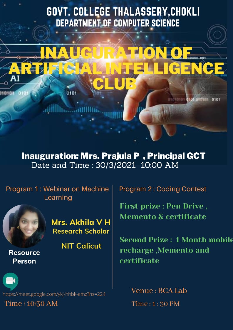 Artificial Intelligence Club – KBMGCT Chokli